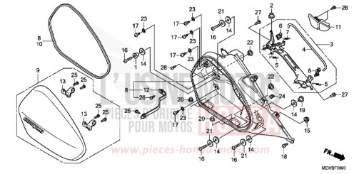 SACOCHE DE SELLE D. NT700VAB de 2011